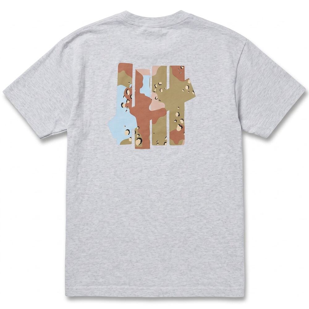 Undefeated 5 Strike Brown Camouflage Logo Gray T-Shirt Mens Medium Skater Street